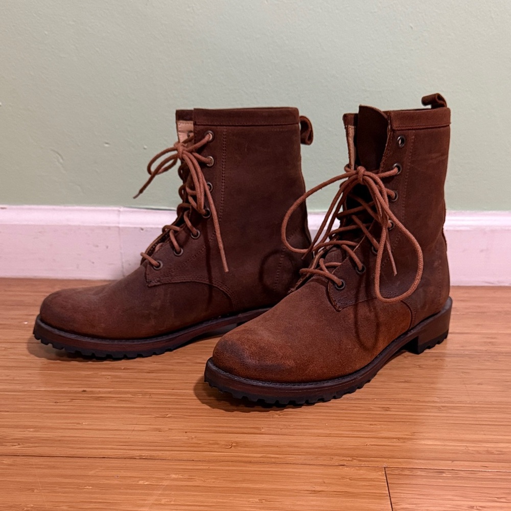 Stetson Women’s Dark Brown Lace-Up Boots